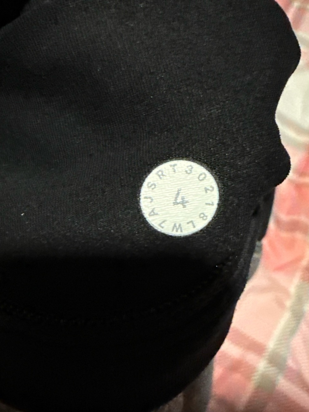 Women’s Heather Gray Athletic Shorts with Black Waistband - Picture 3 of 3